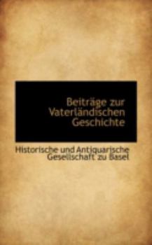 Paperback Beitrage Zur Vaterlandischen Geschichte Book