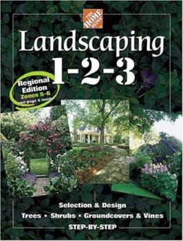 Hardcover Landscaping 1-2-3: Regional Edition: Zones 5-6 Book