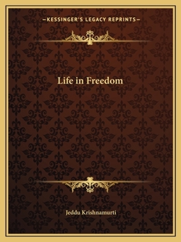 Paperback Life in Freedom Book