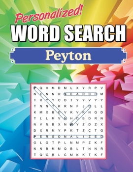 Peyton Word Search: Large Print Word Find Puzzles