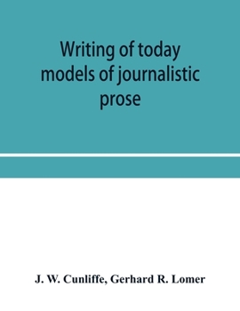 Paperback Writing of today: models of journalistic prose Book