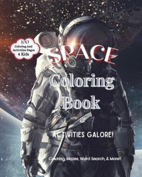 Paperback Space Coloring Book & Activities Galore Book