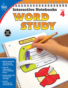 Paperback Interactive Notebooks Word Study, Grade 4 Book