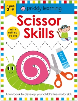 Paperback Priddy Learning: Scissor Skills Book