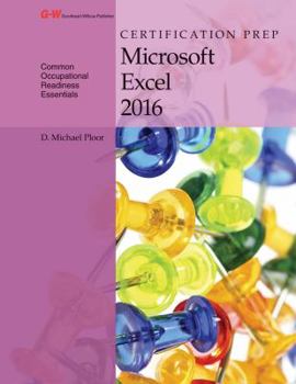 Paperback Certification Prep Microsoft Excel 2016 Book