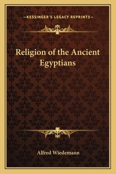 Paperback Religion of the Ancient Egyptians Book