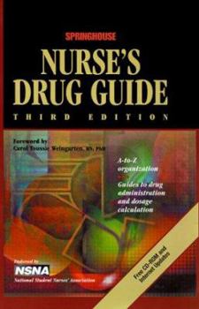 Paperback Springhouse Nurse's Drug Guide [With Disk] Book