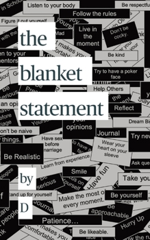 Paperback The blanket statement Book