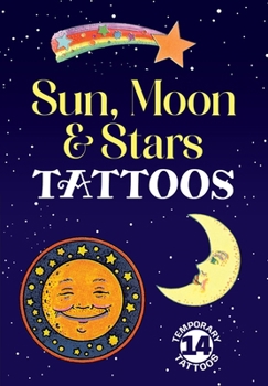Paperback Sun, Moon and Stars Tattoos [With Tattoos] Book