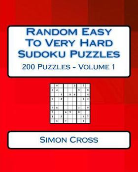 Paperback Random Easy To Very Hard Sudoku Puzzles Book