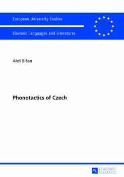 Paperback Phonotactics of Czech Book