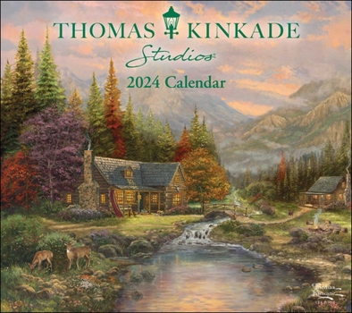 Calendar Thomas Kinkade Studios 2024 Deluxe Wall Calendar Book