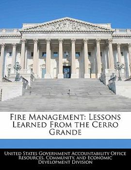 Paperback Fire Management: Lessons Learned from the Cerro Grande Book