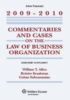 Commentaries and Cases on the Law of Business Organization, 2012-2013 Statutory Supplement