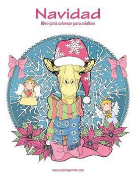 Paperback Navidad libro para colorear para adultos 1 [Spanish] Book