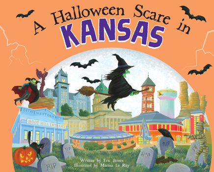 Hardcover A Halloween Scare in Kansas Book