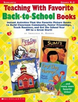 Paperback Teaching with Favorite Back-To-School Books Book