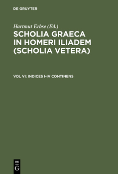 Hardcover Indices I-IV Continens [Greek, Ancient (To 1453)] Book