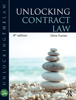 Paperback Unlocking Contract Law Book