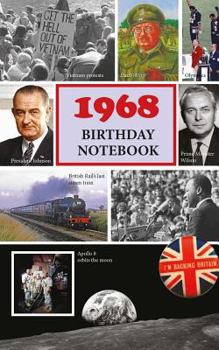 Paperback 1968 Birthday Notebook: A Great Alternative to a Card Book