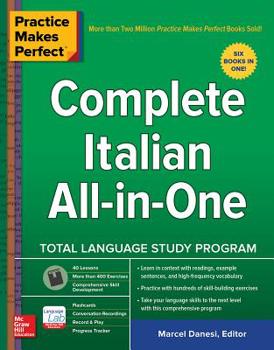 Paperback Practice Makes Perfect: Complete Italian All-In-One Book