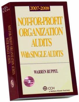 Paperback Not-For-Profit Organization Audits with Single Audits (2007-2008) Book