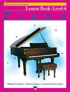 Paperback Alfred's Basic Piano Library Lesson Book, Bk 4 (Alfred's Basic Piano Library, Bk 4) Book