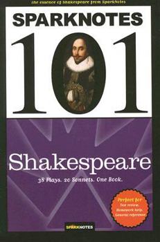 Paperback Sparknotes 101: Shakespeare Book
