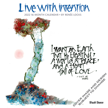 Calendar Live with Intention 2022 Square Book