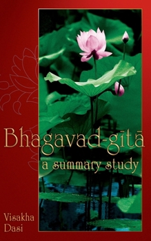 Paperback Bhagavad-gita: A Summary Study Book