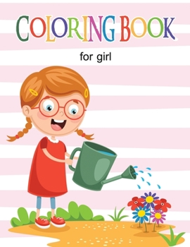 Paperback Coloring Book for Girl: Activity Book for Girls, Fun, Easy and Relaxing Book