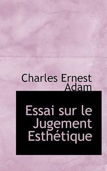 Essai Sur le Jugement Esthactique