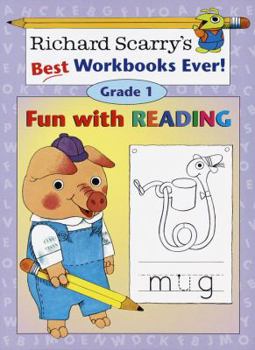 Paperback Fun with Reading: Grade 1 (Richard Scarry Workbooks) Book