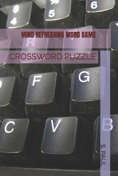 Paperback Mind Refreshing Word Game: Crossword Puzzle Book
