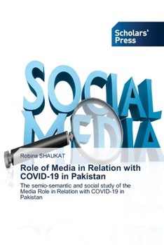 Paperback Role of Media in Relation with COVID-19 in Pakistan Book