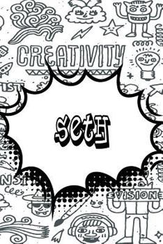 Paperback Seth: Personalized Doodle Isometric Dot Paper Notebook Featuring 120 Pages 6x9 Book