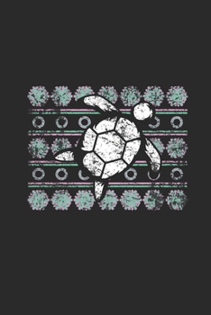 Ugly Christmas Turtle: Blank Lined Notebook (6" x 9" - 120 pages) ~ Christmas Themed Notebook for Daily Journal, Diary, and Gift