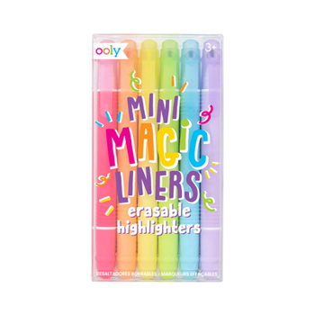 Toy Mini Magic Liners Erasable Highlighters - Set of 6 Book