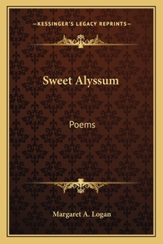 Paperback Sweet Alyssum: Poems Book