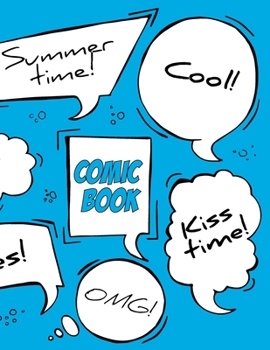 Paperback Draw Your Own Comics/Blank Comic Journal - 24 Pages of Fun Comic - A Large 8.5" x 11" Notebook and for Kids and Adults Book