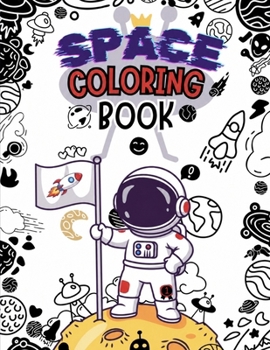 Paperback space coloring book