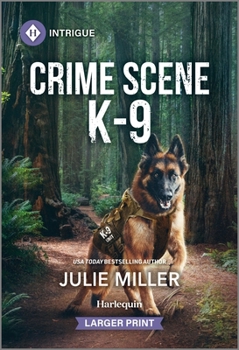 Mass Market Paperback Crime Scene K-9 [Large Print] Book