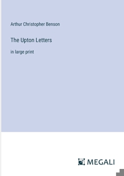 Paperback The Upton Letters: in large print Book