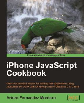 Paperback iPhone JavaScript Cookbook Book