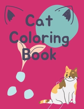 Paperback Cats Coloring Book for Kids Ages 4-8 illustrated Book