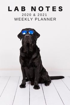 Paperback 2020 & 2021 Two-Year Weekly Planner For Labrador Retriever Pet Dog Owner - Cute Lab Pun Appointment Book Gift - Two Year Agenda Notebook: Starts Novem Book