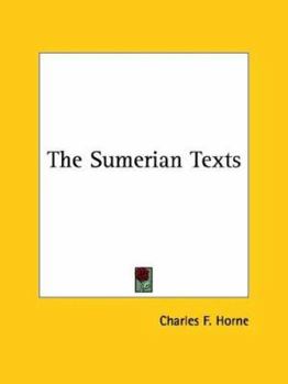 Paperback The Sumerian Texts Book