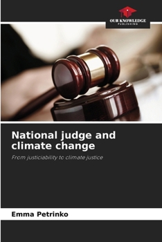Paperback National judge and climate change Book