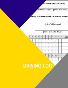 Paperback Driving Log Book