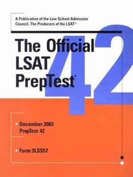 Paperback The Official LSAT PrepTest 42 (Official LSAT PrepTest) Book
